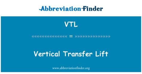 VTL Abbreviation Meaning